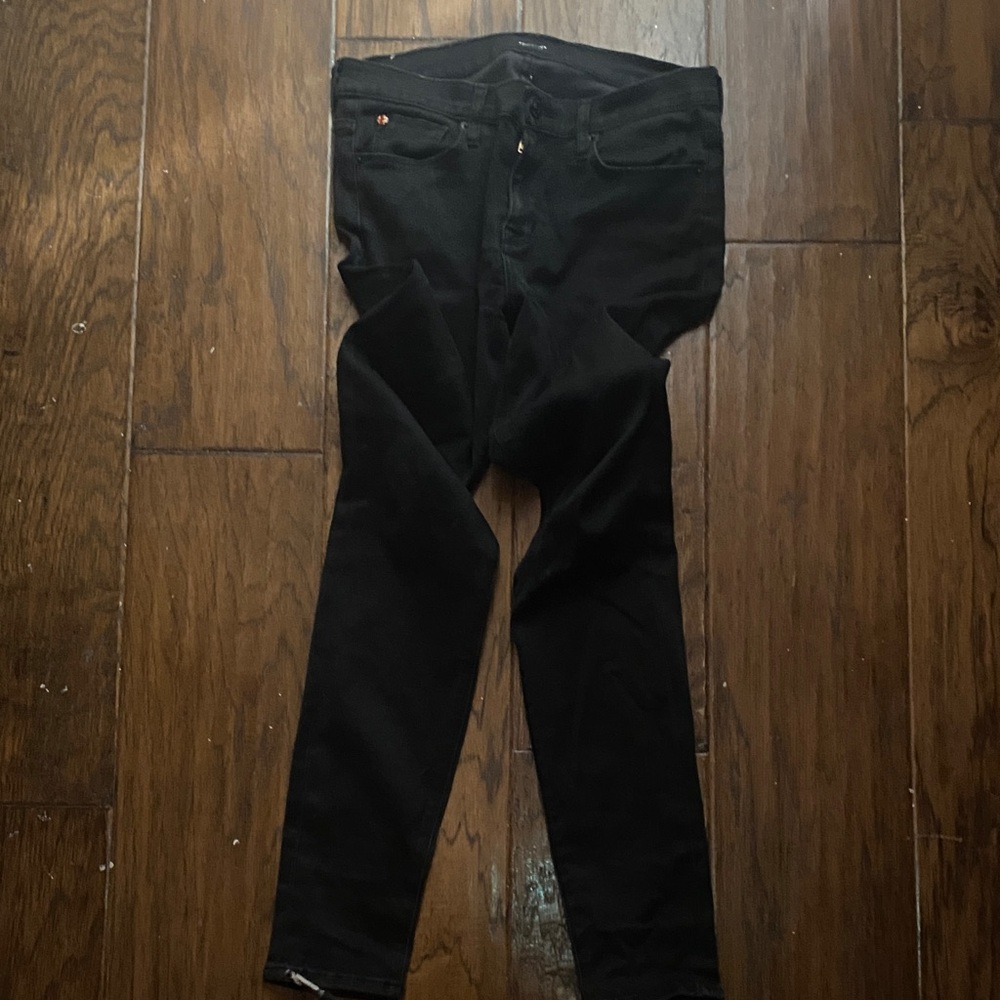 Hudson Jeans  Dark Black Skinny Jeans